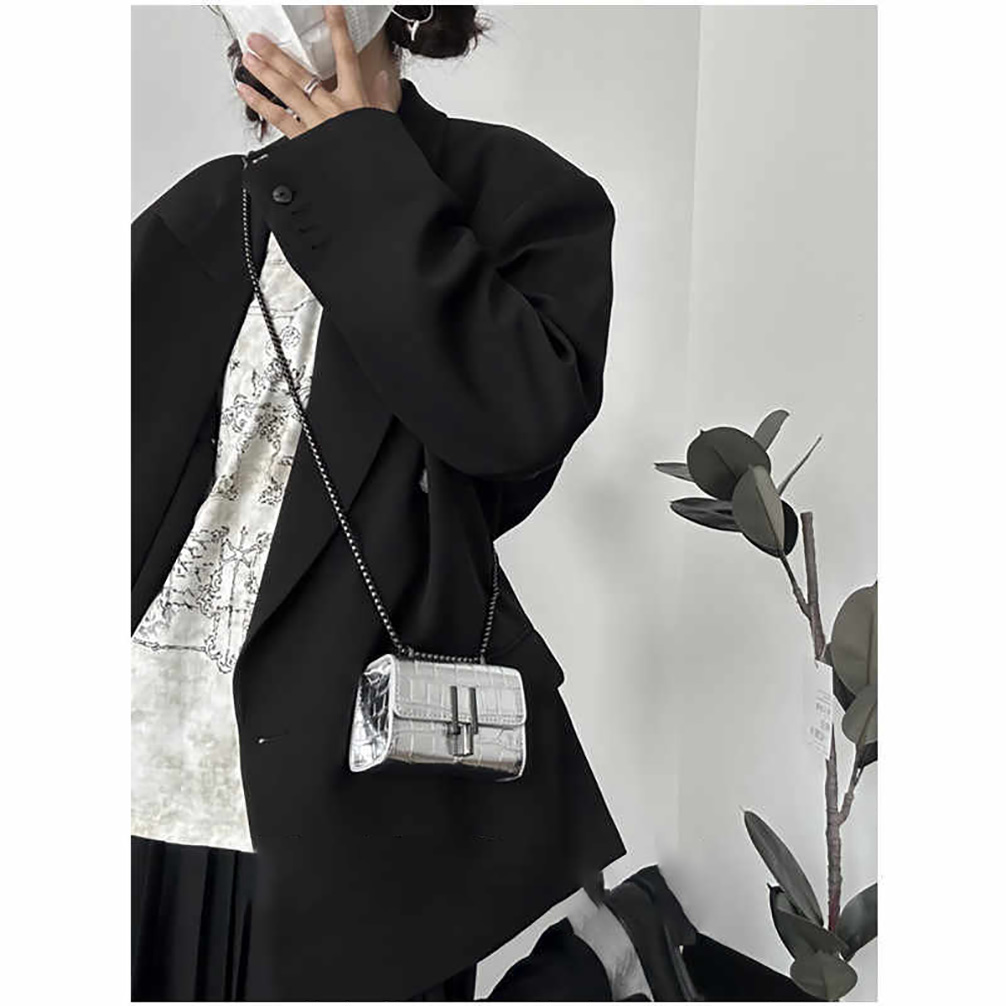 Mini Purse Chain - Fashion Patent Leather Mini Bag for