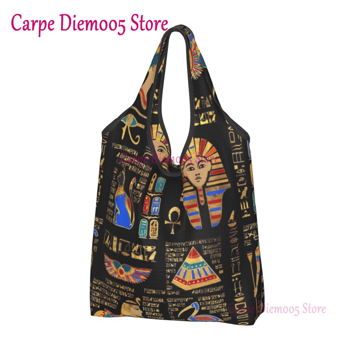 Women Bags In Egypt - Egyptian Hieroglyphs And Deities Grocery Shopping