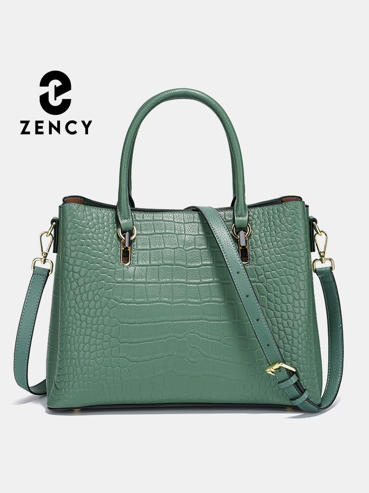 Women Bags Work - Zency Women's Genuine Leather Top Handle