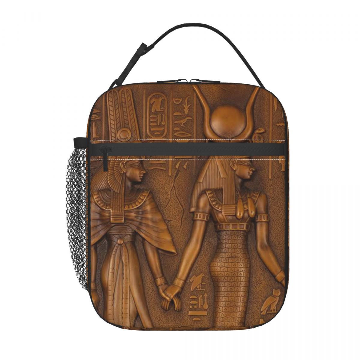 Women Bags In Egypt - Egyptian Pharaoh Hieroglyphs Insulated Lunch Bags