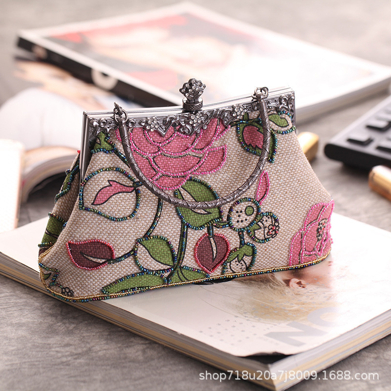 Women'S Evening Bags - Boutique Chinese Style Embroidery Floral Women