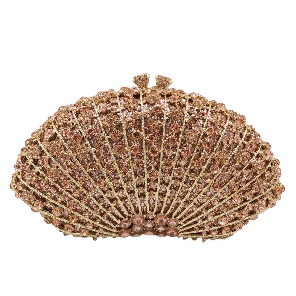 Women'S Evening Bags - High Quality Elegant Exquisite Fan Shaped
