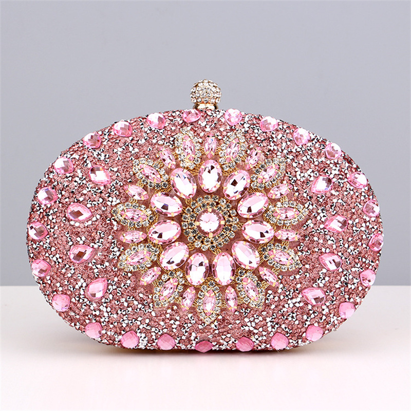 Women'S Evening Bags - Diamond Crystal Women Make Up Cosmetic