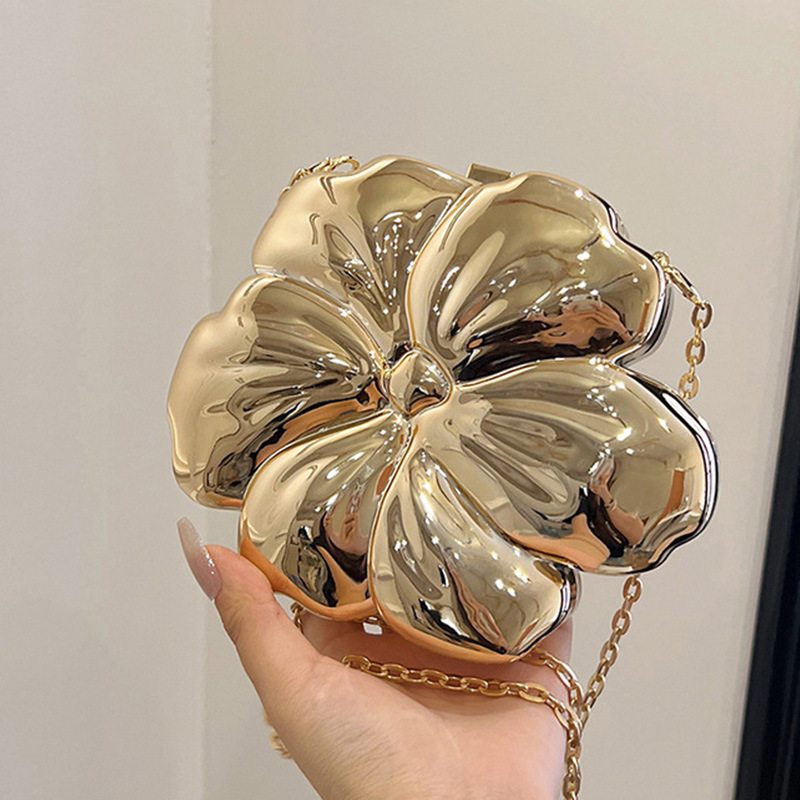 Mini Purse Chain - Fashionable Colorful Women's Shoulder Bag Metallic