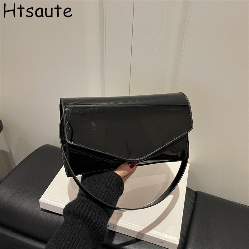 Women Hand Bags For Office - Bright PU Leather Shoulder Bags For