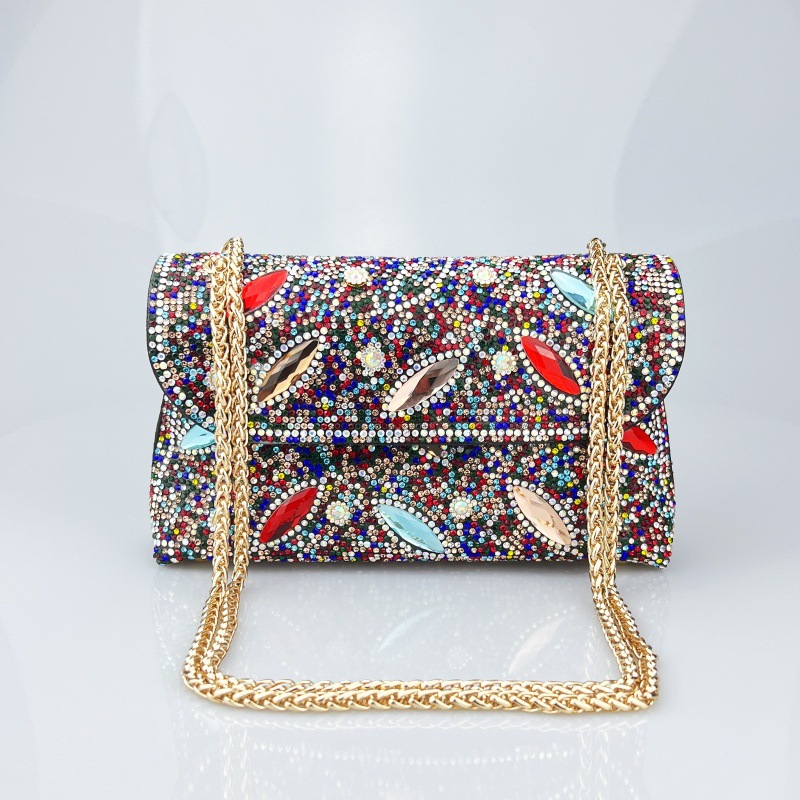 Women'S Evening Bags - New High-End Rhinestone Underarm Clutch Bag