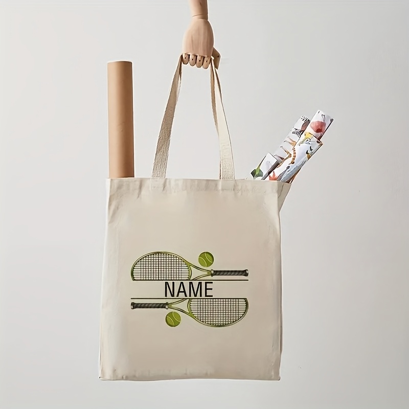Women Bags Coach - Personalized Tennis Tote Bag Custom Name
