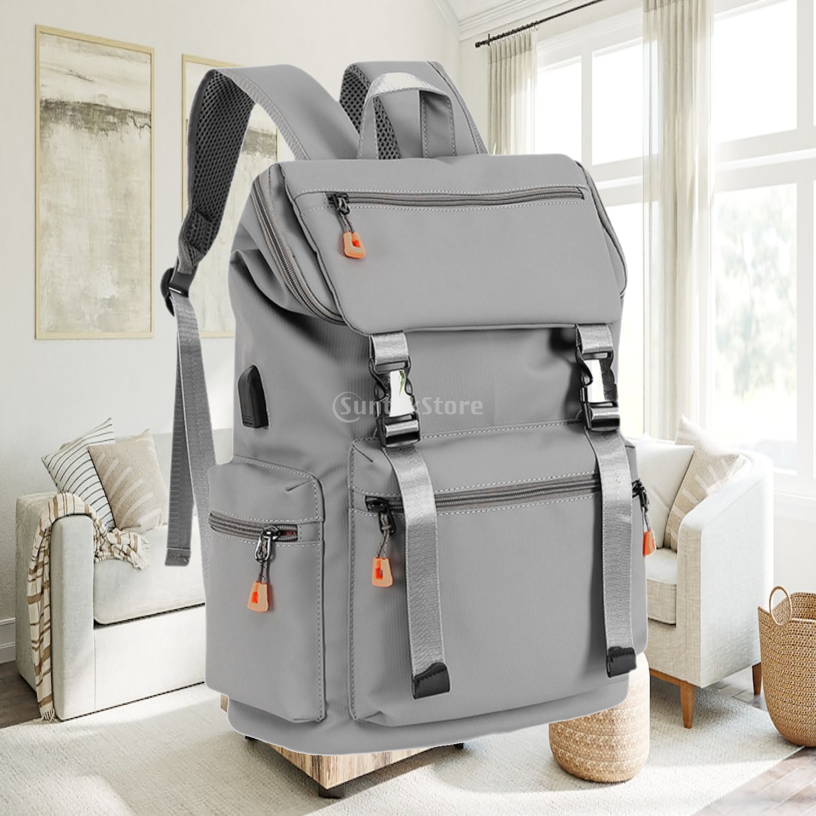 Women Bags Work - Casual Backpack Organizer Carry Bag Pockets