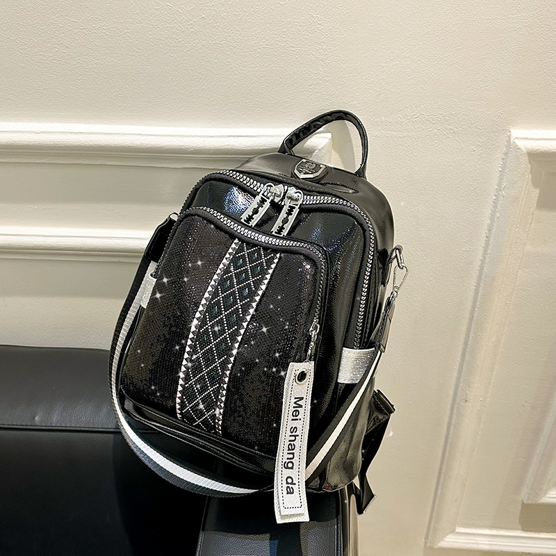 Women Bags H&M - Large Capacity Leather Backpack Casual Women's