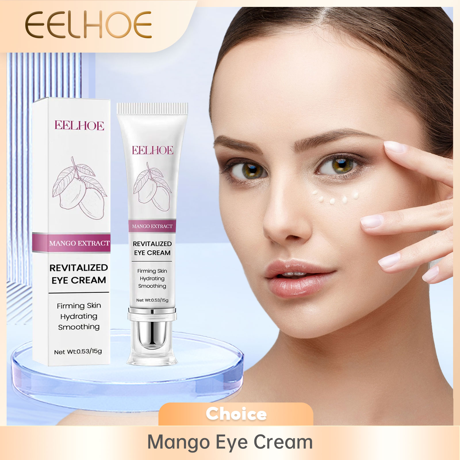 Women Bags Under Eyes - Anti Wrinkle Eye Cream Mango Reduce