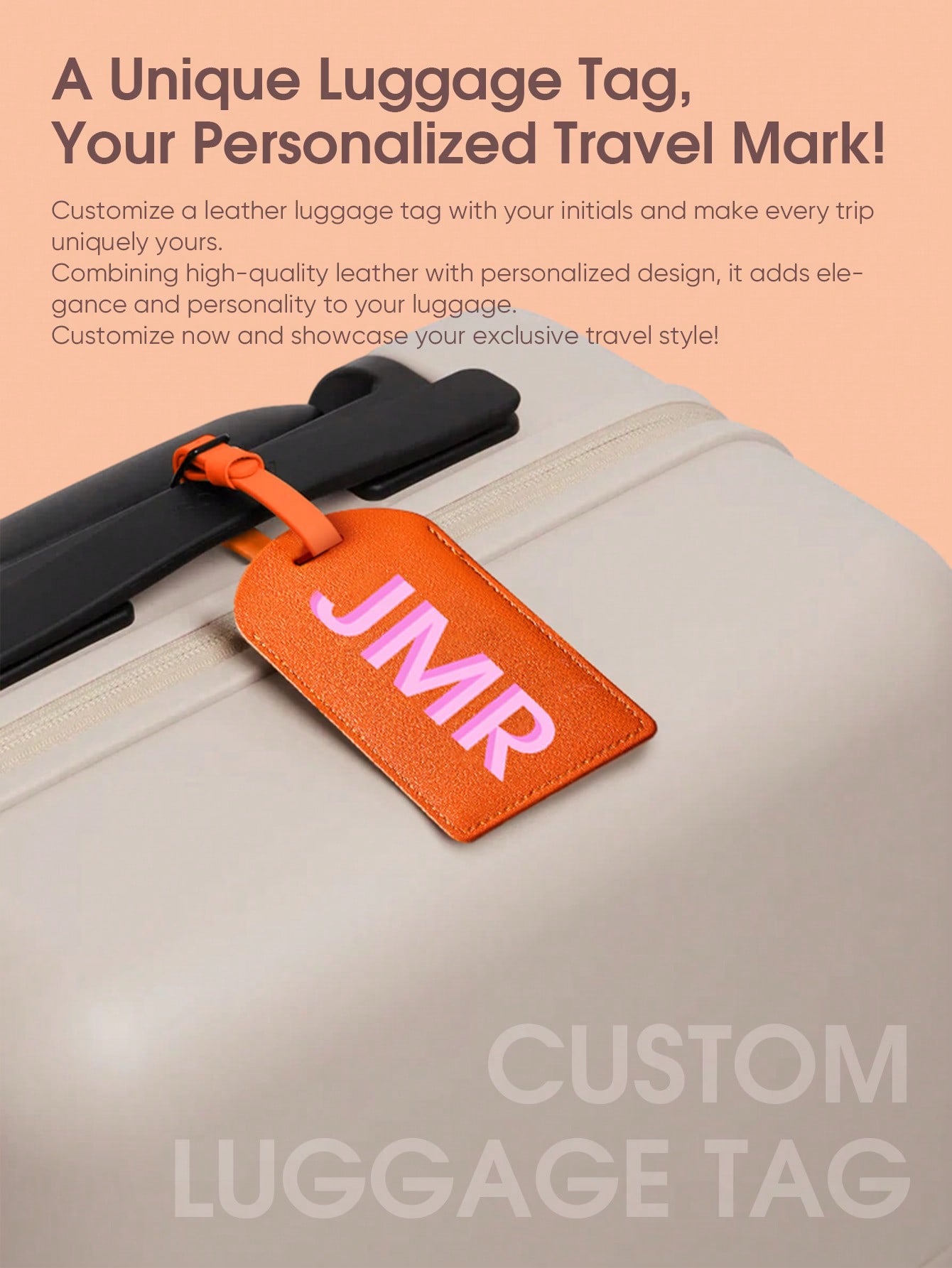 Personalized Initial Luggage T - Women Bags For Party recension och pris