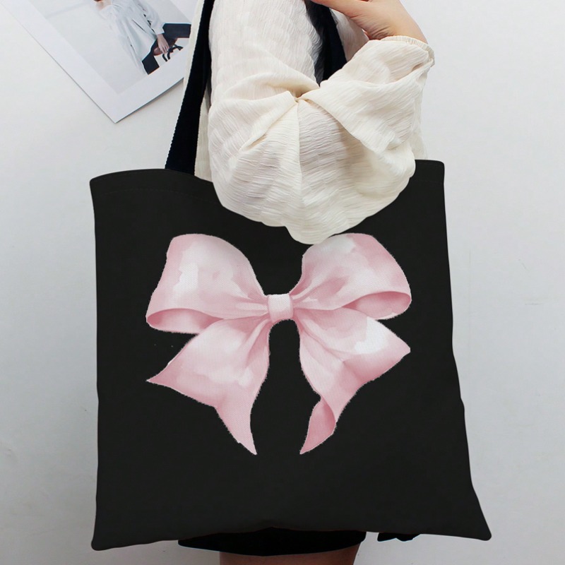 ROMWE Kawaii Bow Pattern Canva - Women Bags Work recension och pris