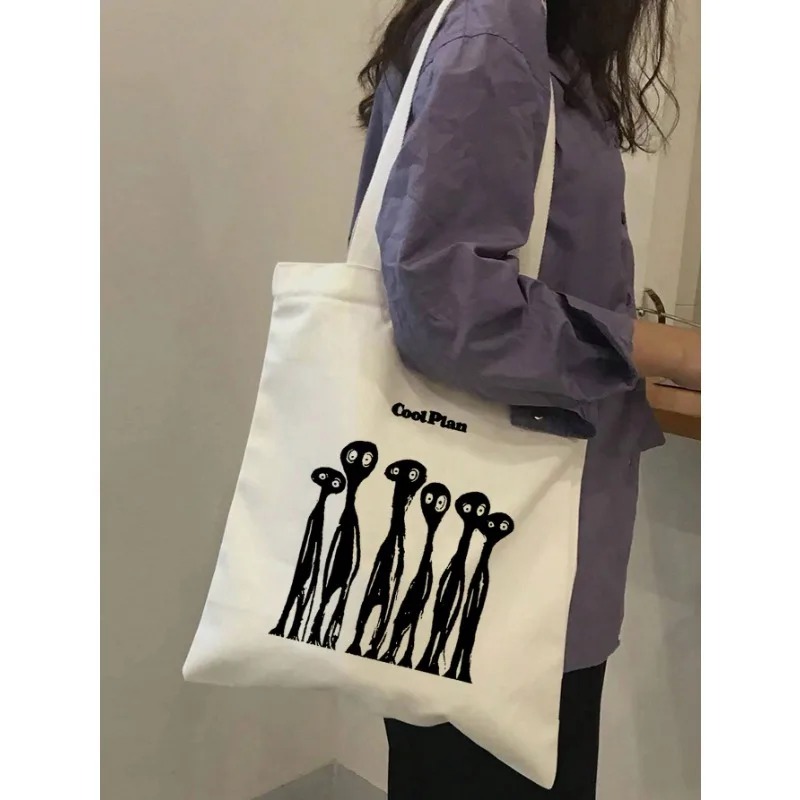 ROMWE Kawaii Bow Pattern Canva - Women Bags Work recension och pris