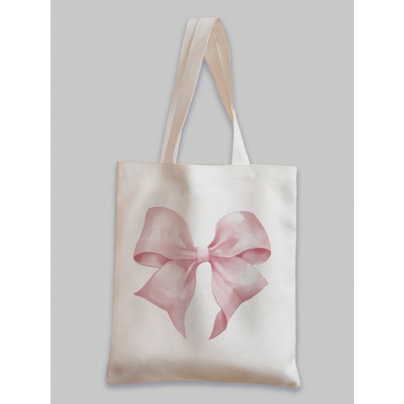 ROMWE Kawaii Bow Pattern Canva - Women Bags Work recension och pris
