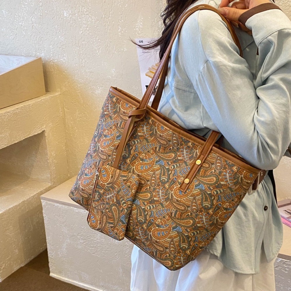2PCS Women Large Capacity Tote - Women Bags Work recension och pris