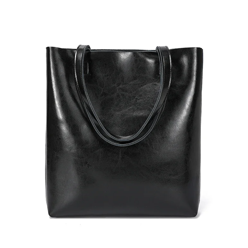 Women's Natural Cow Leather Ba - Women Hand Bags For Office recension och pris