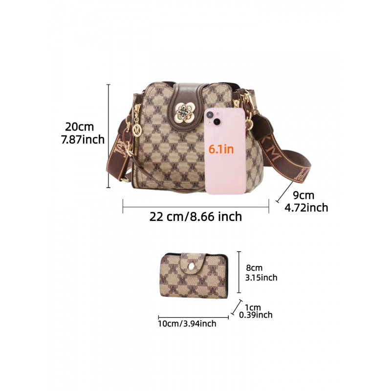 vintage letter printed shoulde - Women Bags Work recension och pris