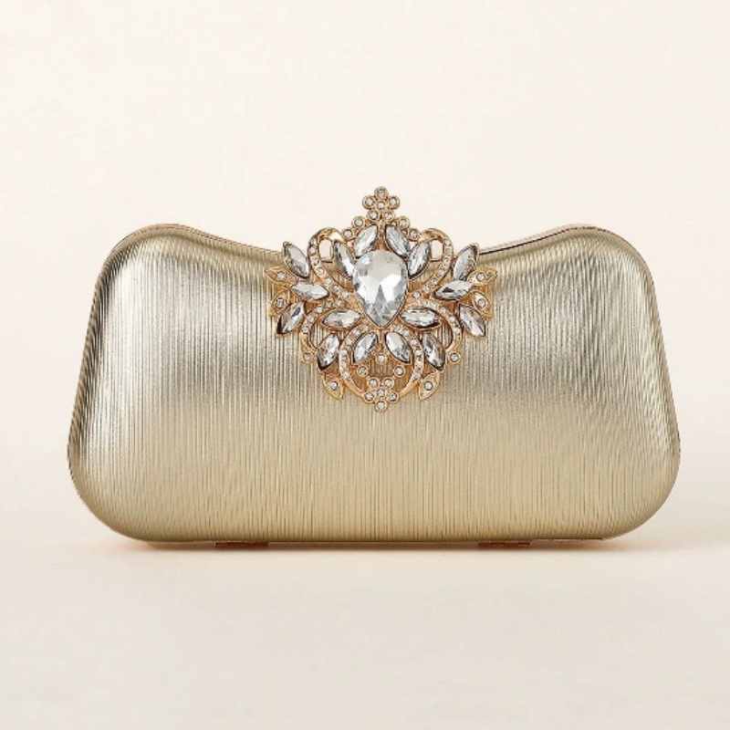 Dark Green Velvet Clutch Bag L - Women'S Evening Bags recension och pris