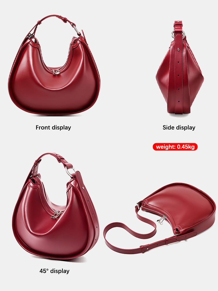 Zency Premium Genuine Leather  - Women Bags Medium Size recension och pris