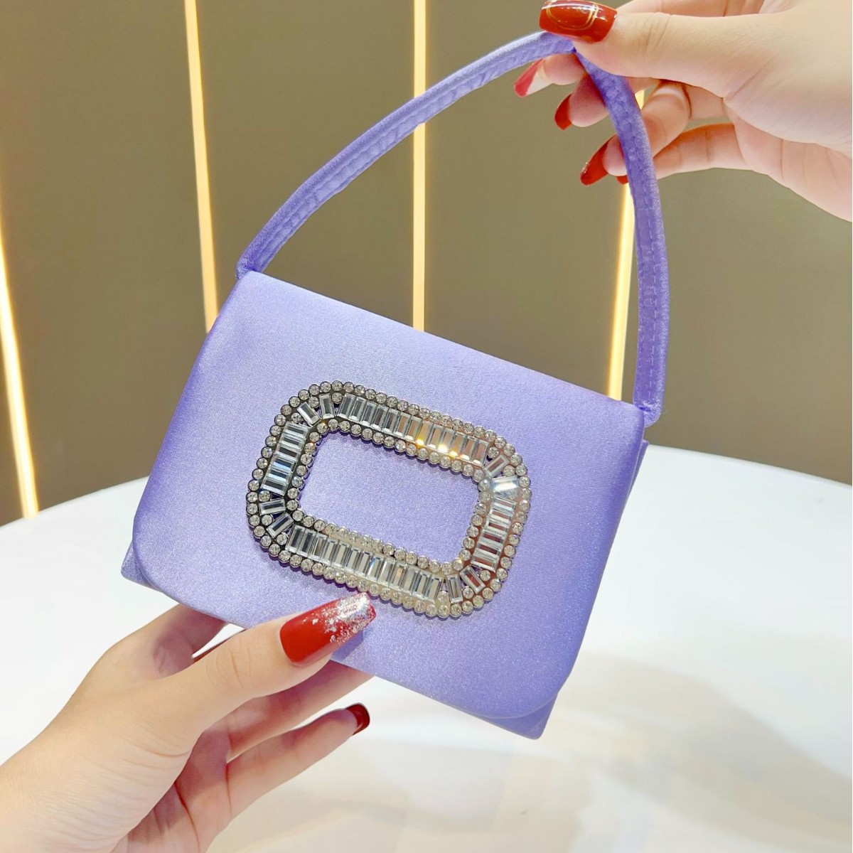 Luxury Mini Square Handbag Wom - Mini Purse Chain recension och pris