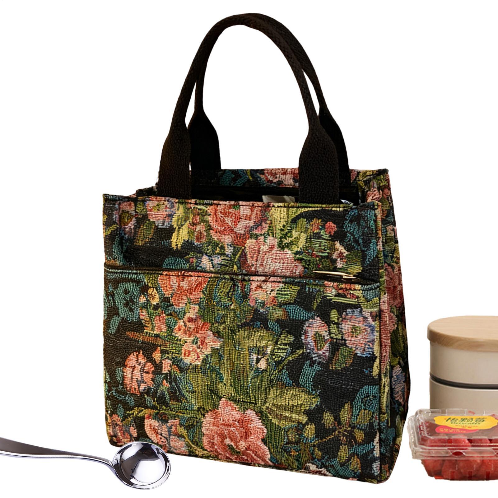 Insulated Lunch Bag Flower Wat - Women Bags Rack recension och pris