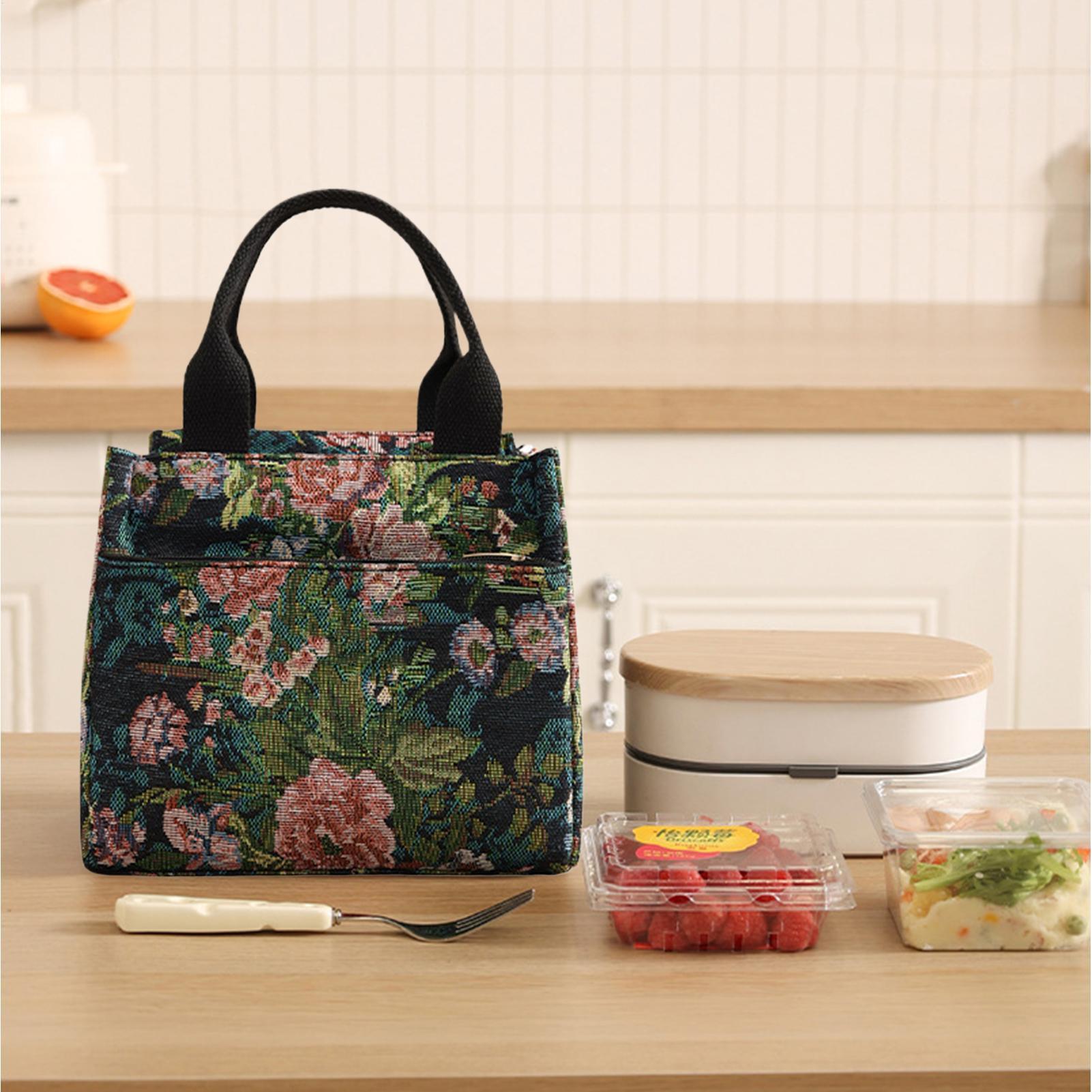 Insulated Lunch Bag Flower Wat - Women Bags Rack recension och pris