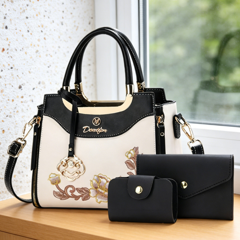 3-piece set of high-quality em - Women Bags Work recension och pris
