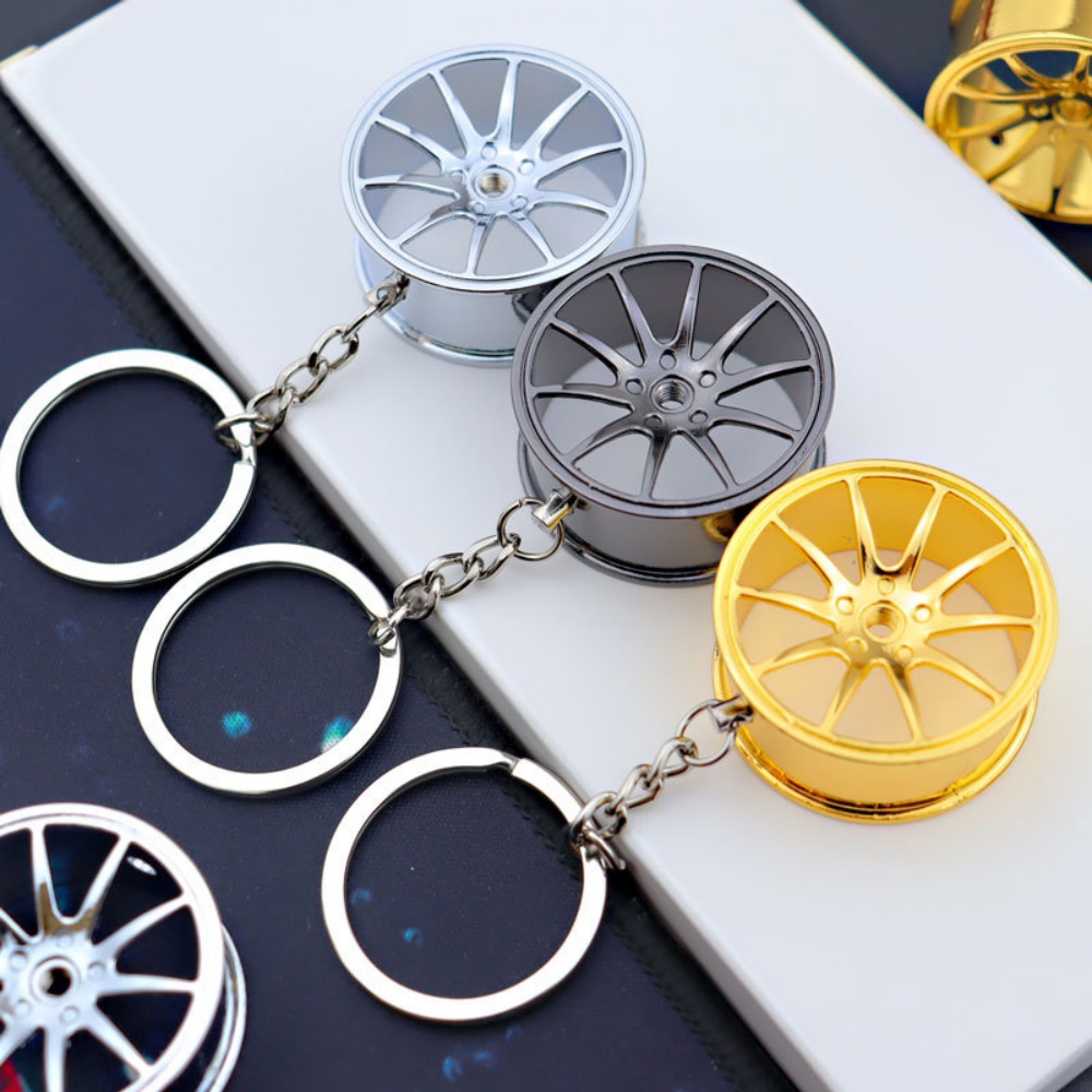 Creative Wheel Hub Keychain Me - Women Bags Rack recension och pris