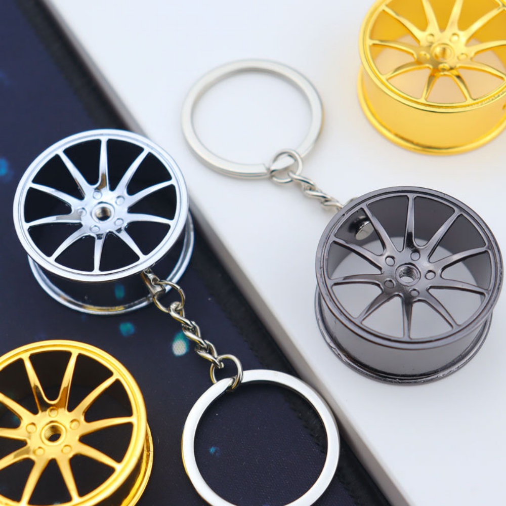 Creative Wheel Hub Keychain Me - Women Bags Rack recension och pris