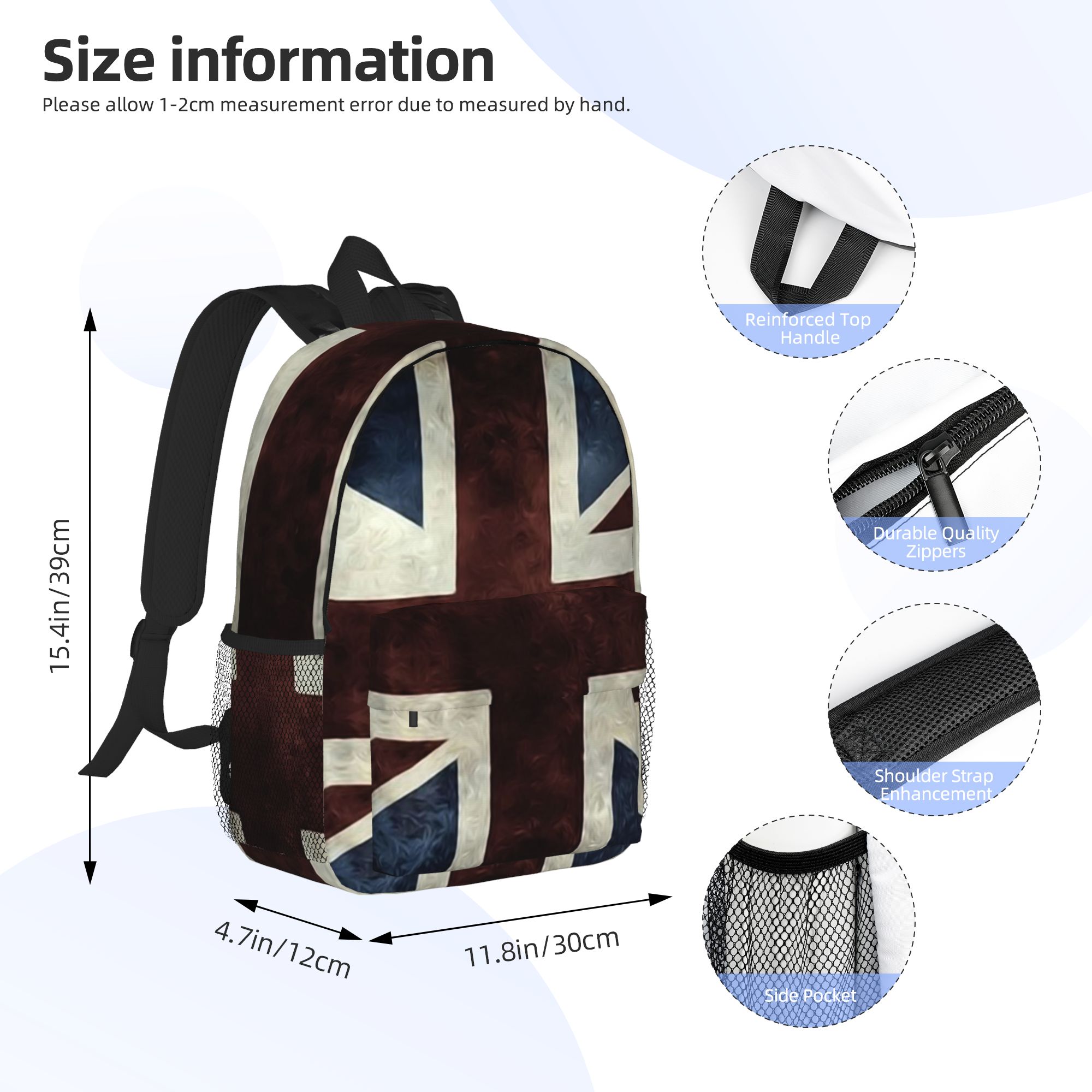 Union Jack Flag Of The UK Back - Women Bags Uk Sale recension och pris
