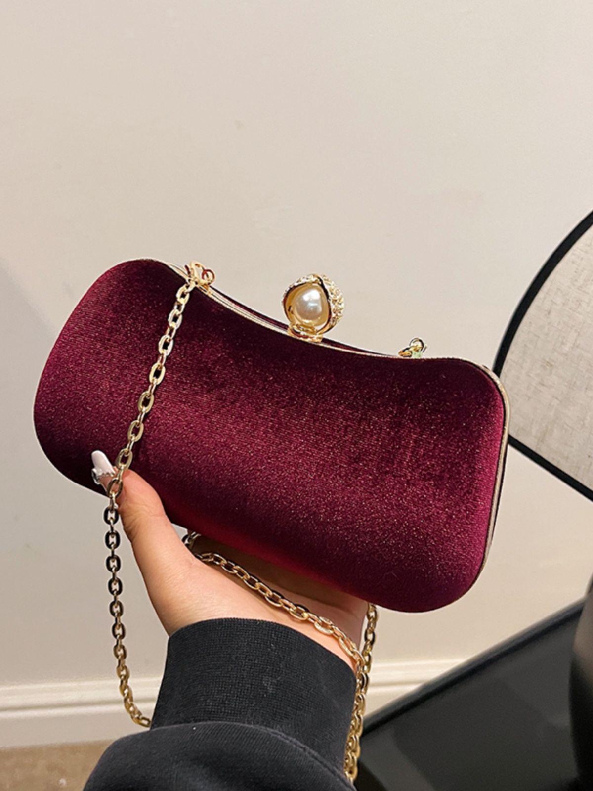 High-end Banquet Clutch Bag Fo - Mini Purse Chain recension och pris
