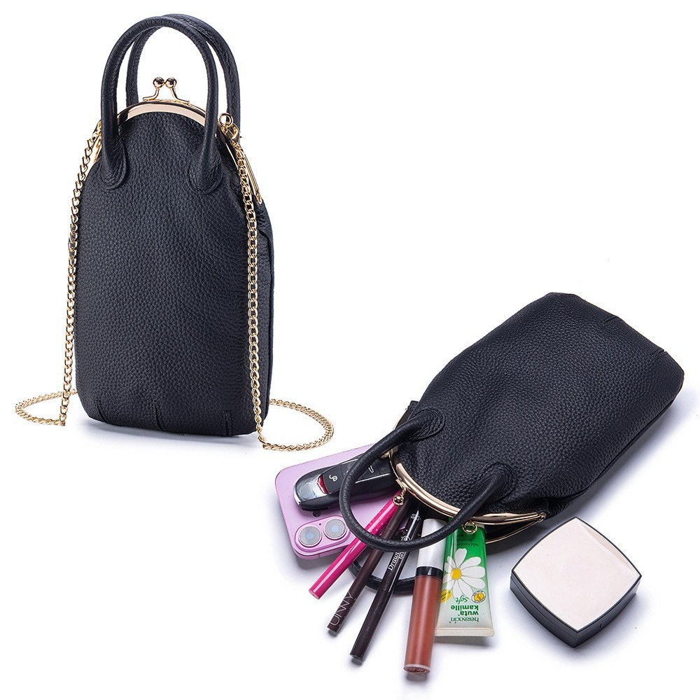 Mini Leather Phone & Cosmetic  - Mini Purse Chain recension och pris