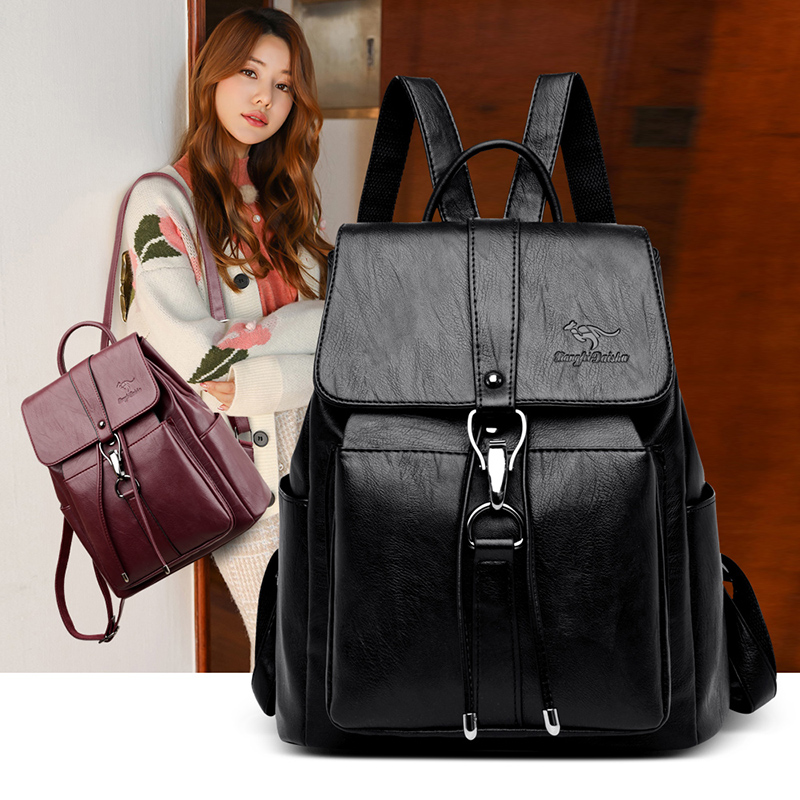 Anti Theft Backpack Women Shou - Women Bags Medium Size recension och pris