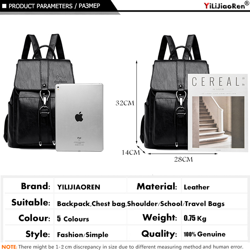 Anti Theft Backpack Women Shou - Women Bags Medium Size recension och pris