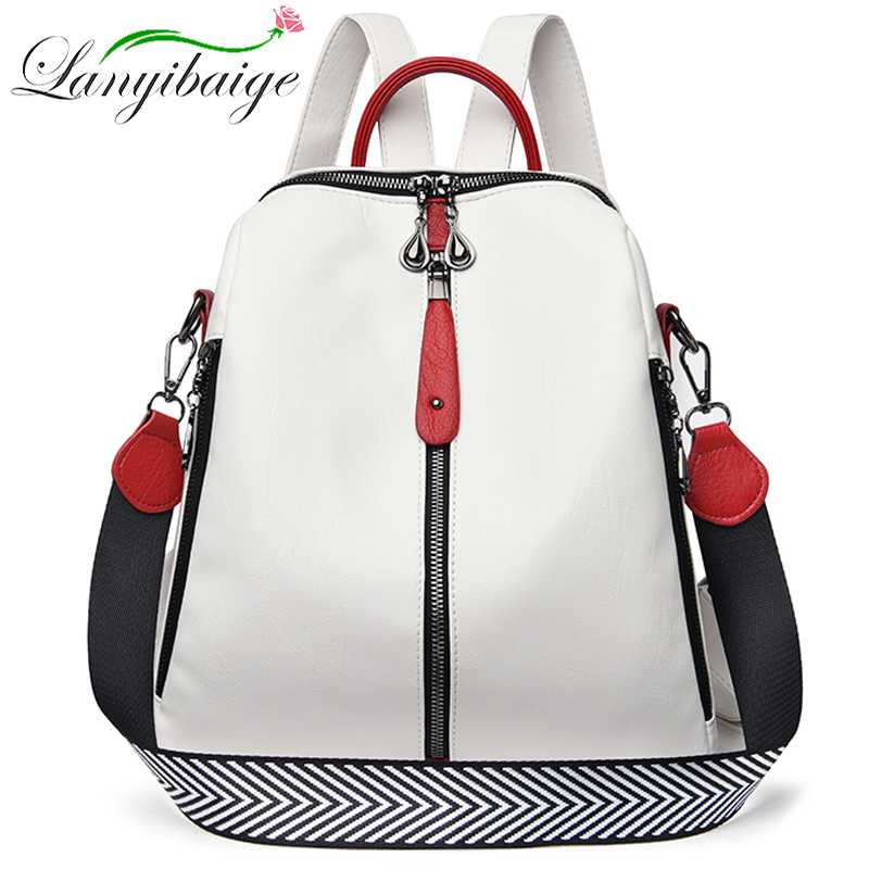 Fashion Backpack Women Soft Le - Women Bags Rack recension och pris