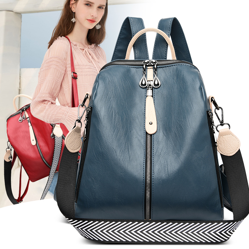 Fashion Backpack Women Soft Le - Women Bags Rack recension och pris