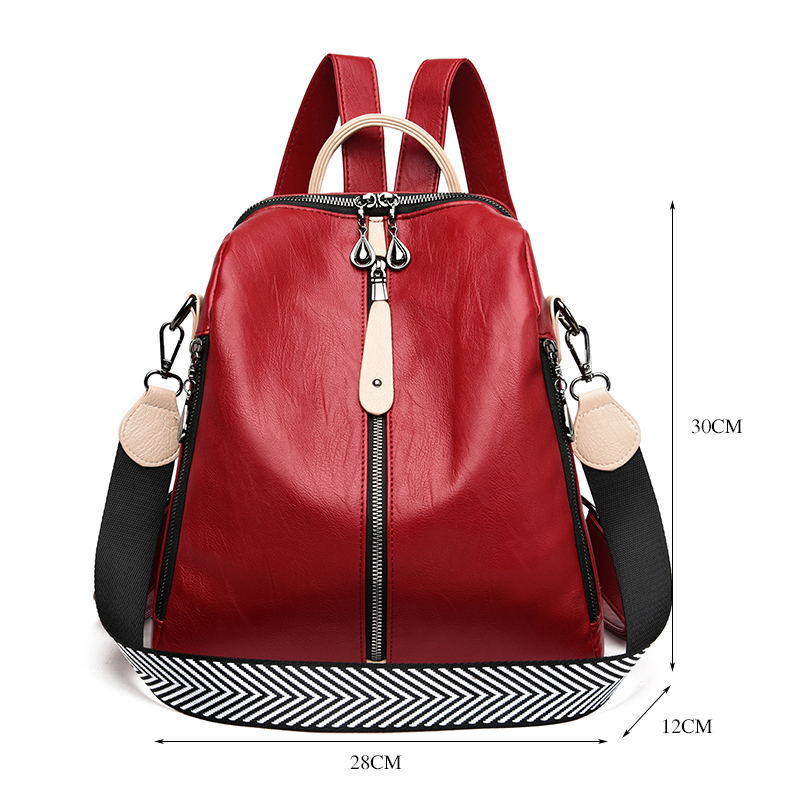 Fashion Backpack Women Soft Le - Women Bags Rack recension och pris