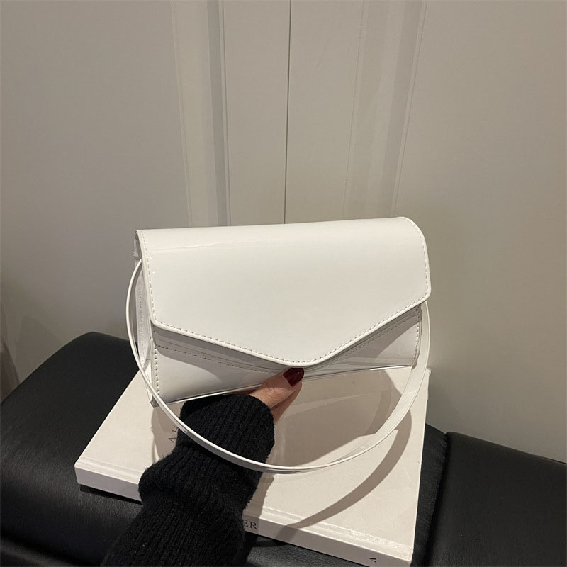 Bright PU Leather Shoulder Bag - Women Hand Bags For Office recension och pris