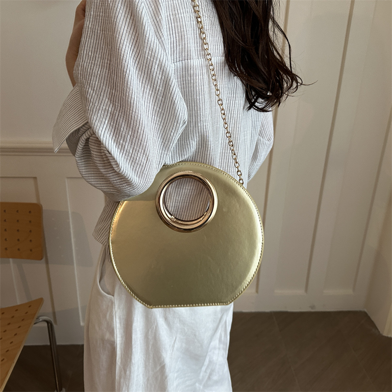 Ins Trendy Round Shape Handbag - Mini Purse Chain recension och pris