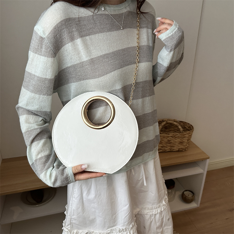 Ins Trendy Round Shape Handbag - Mini Purse Chain recension och pris