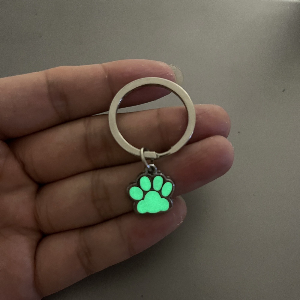 Luminous Dog Cat Paw Keychain  - Women Bags Rack recension och pris