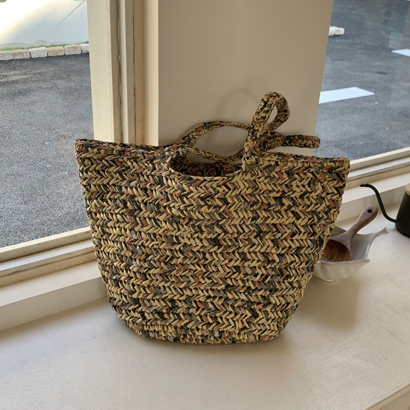 Summer New Handmade PP Grass W - Women Bags Medium Size recension och pris