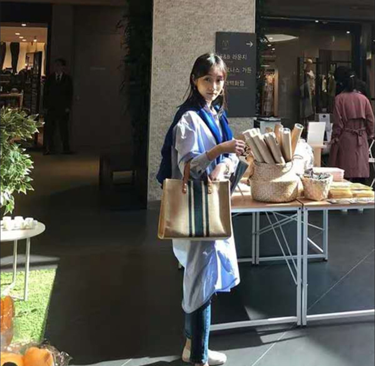 2026 New Striped Canvas Tote B - Women Hand Bags For Office recension och pris