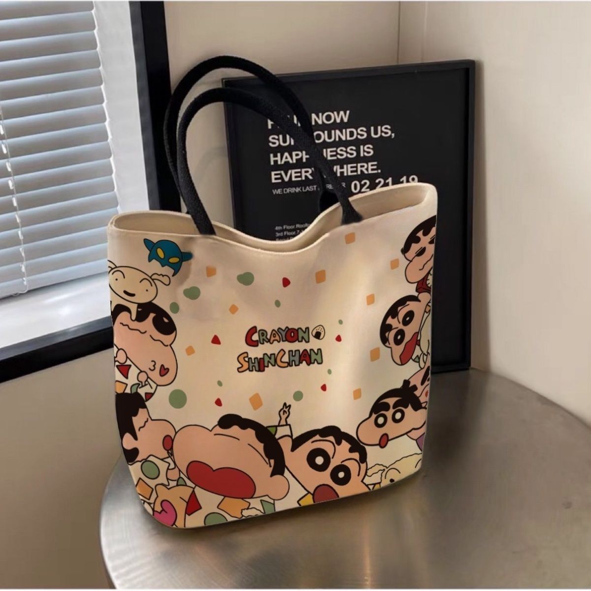 2026 New Crayon Shin-chan Canv - Women Bags Medium Size recension och pris