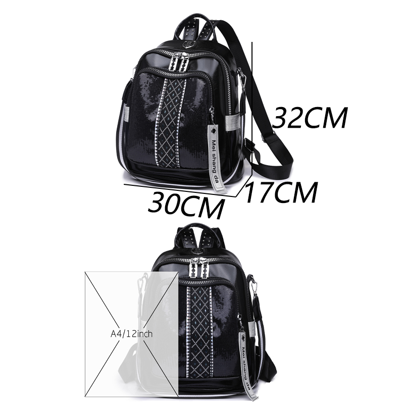 Large Capacity Leather Backpac - Women Bags H&M recension och pris