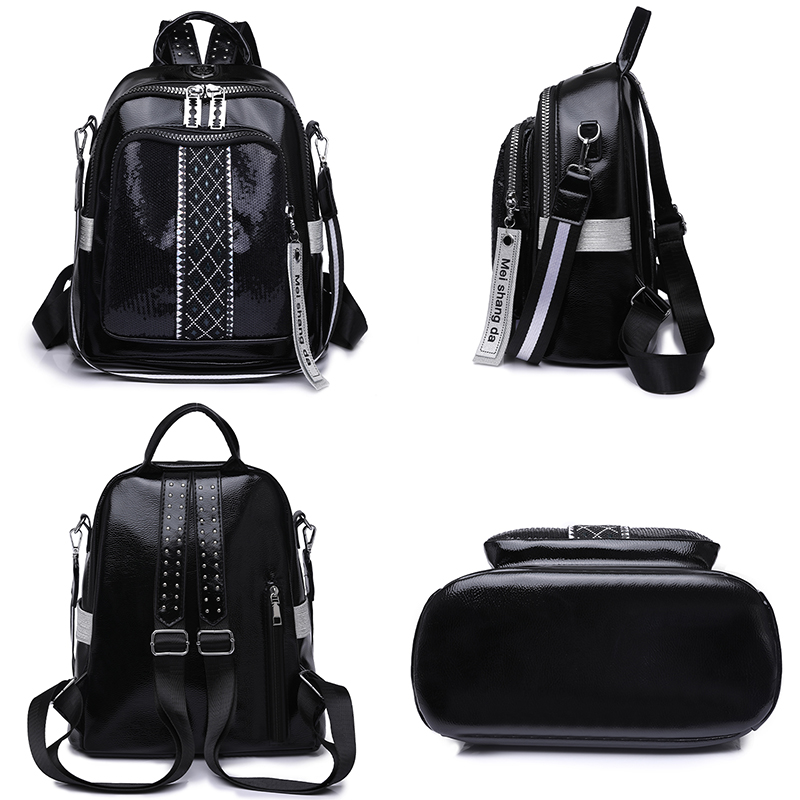 Large Capacity Leather Backpac - Women Bags H&M recension och pris