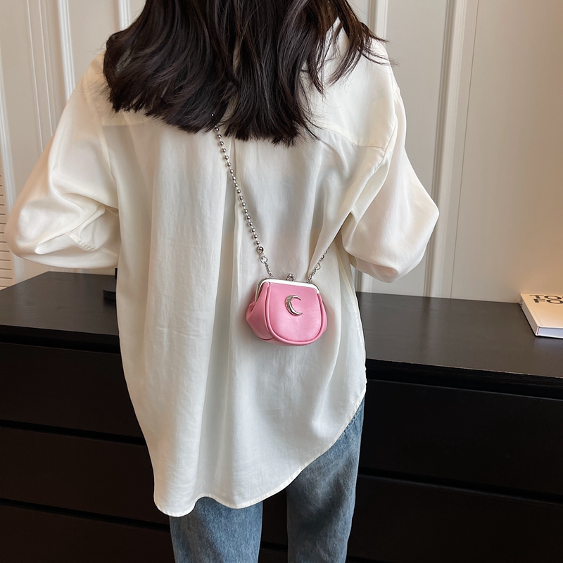 Silver Mini Cute Crossbody Bag - Mini Purse Chain recension och pris