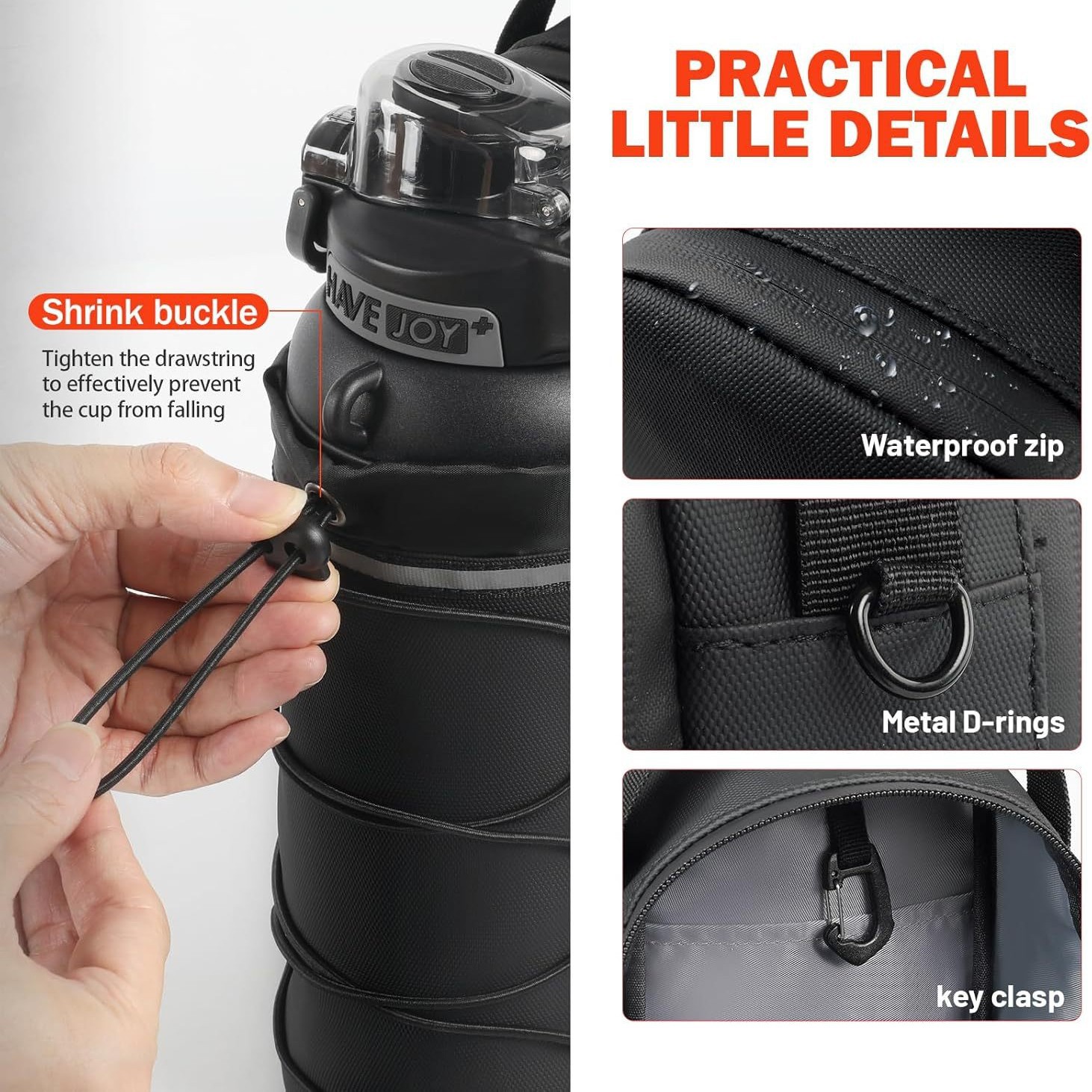 Portable Magnetic Water Bottle - Women Bags Rack recension och pris