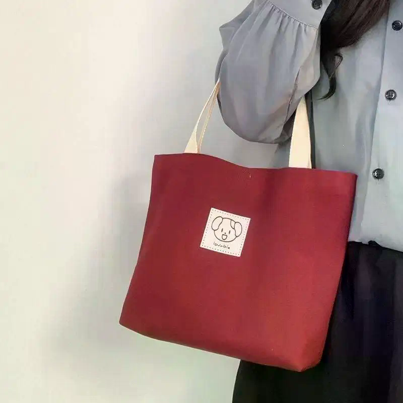 Simple Large Capacity Canvas T - Women Hand Bags For Office recension och pris