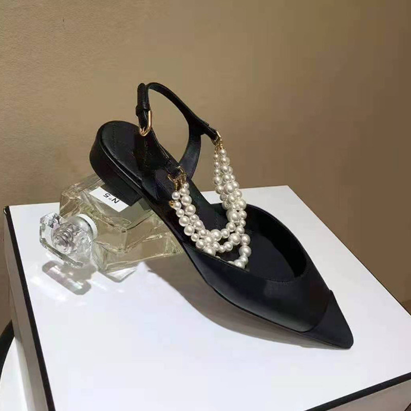 Pearl Chain Bag Head Sandals W - Women Bags For Party recension och pris